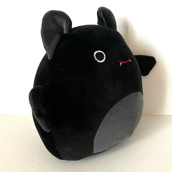 Black Vampire Bat Plush Toy Bat Stuffed Animal Vampire Bat Halloween Goth Punk - Picture 2 of 5